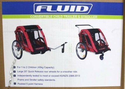 fluid convertible child trailer